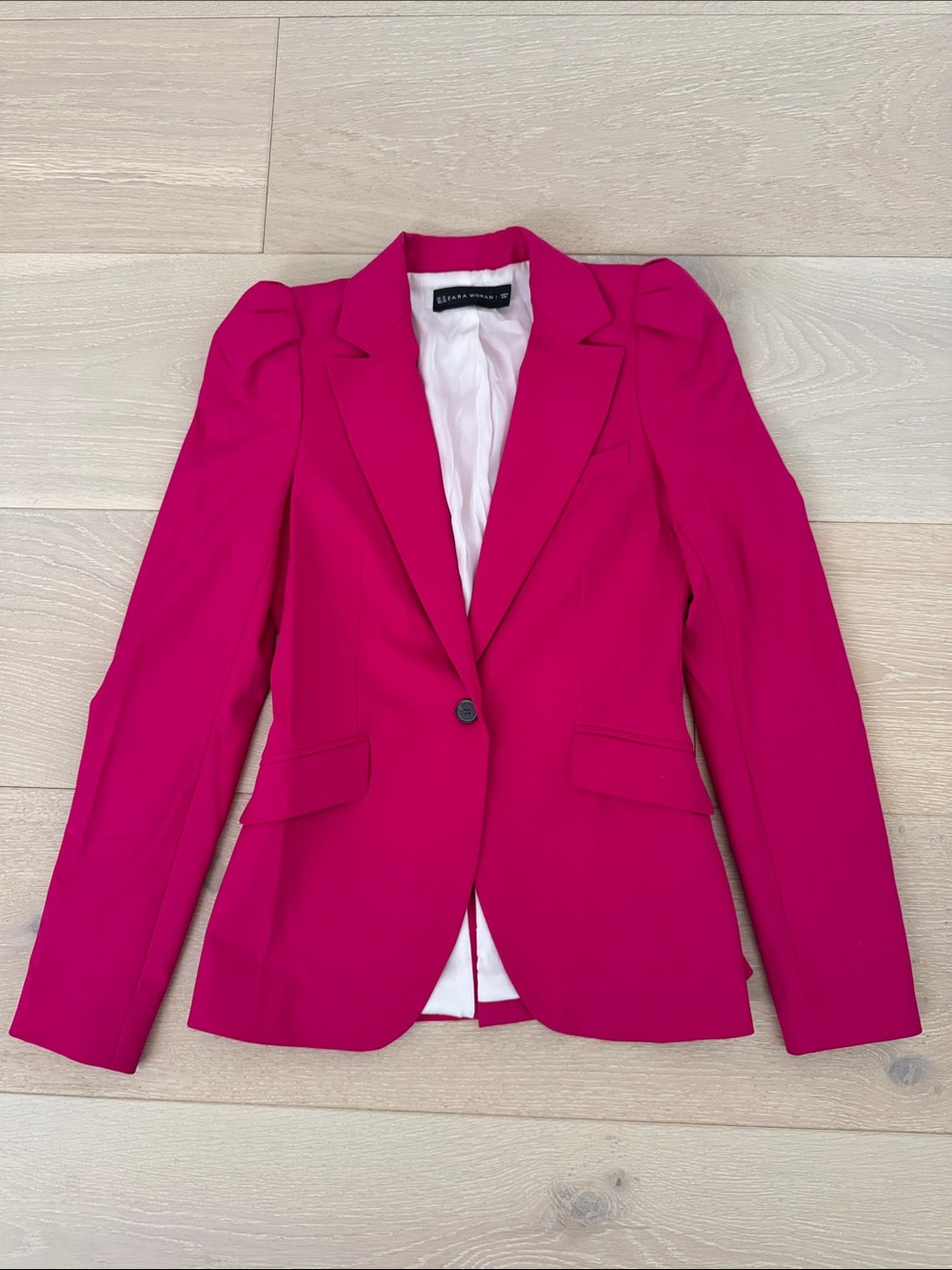 Zara Hot Pink Tailored Blazer